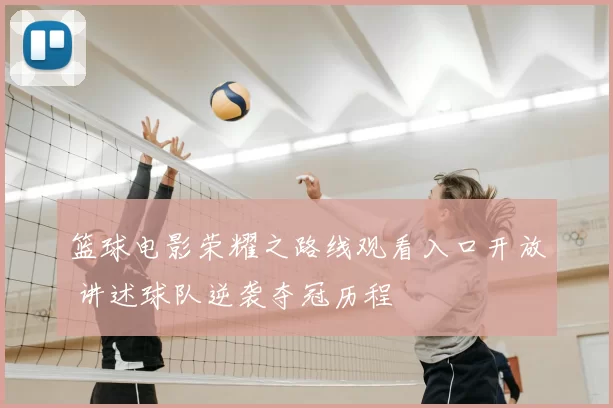 篮球电影荣耀之路线观看入口开放 讲述球队逆袭夺冠历程